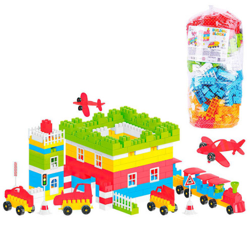 гр Конструктор №5 0533 (6) "Technok Toys" 310 деталей, в пакеті
