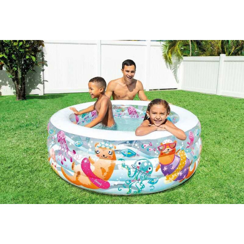 Intex Басейн 58480 NP (3) "Акваріум", 152-56см, 360л, 3,5кг, від 3-х років