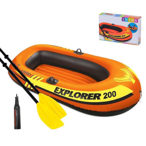 Intex Човен EXPLORER 58331 (3) весла, насос, 185х94х41см