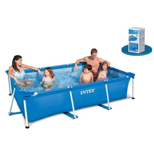 Intex Бассейн каркас 28271 NP (1) прямокутний, 6+років, об'єм води:2300л, розмір:260х160х65см,