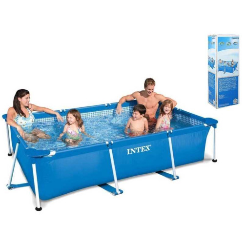 Intex Басейн каркасний 28272 NP (1) розмір:300х200х75 см, об'єм води: 3834л, прямокутний,  від 6-ти років