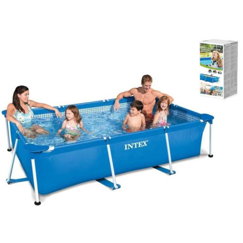 Intex Басейн каркасний 28270 NP (1) прямокутний. 1662 л /6 + років / 220 * 150 * 60 см / 58983 / в коробці