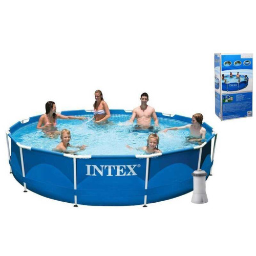 Intex Басейн каркасний 28212 NP (1) фільтр/насос мережа 220-240 В, 366х76см, 6503л