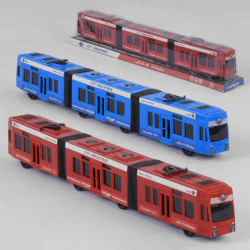 Трамвай KX 905-13 (84/2) 2 кольори, інерція, в слюді