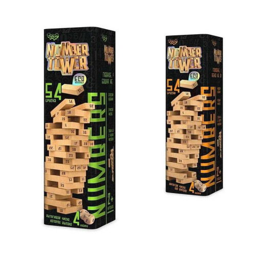 гр Розвивальна настільна гра "NUMBER TOWER" (укр) NT-01U (6) "Danko Toys"
