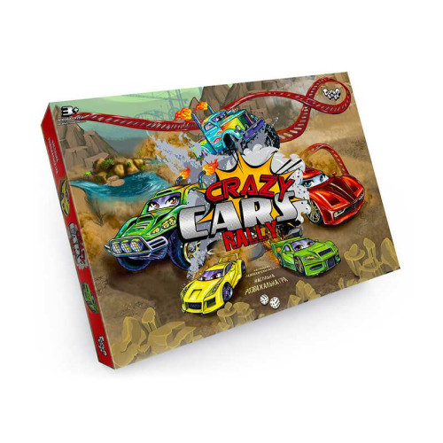 гр Настільна гра "Crazy Cars Rally" DTG93R (20) "Danko Toys", у коробці