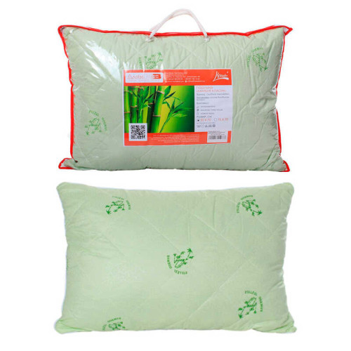 гр Подушка "Бамбук Класік Люкс" 50 * 70см 3010102 / 369011397 (1) мікрофібра стьобана, "Homefort"