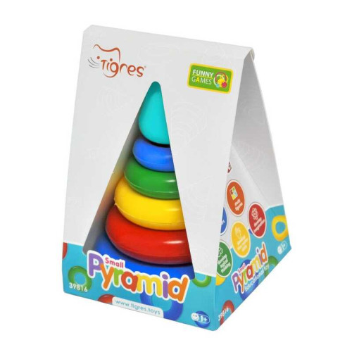 гр Пірамідка 39816 (12) "Tigres", висота 20 см, 7 елементів, в коробці