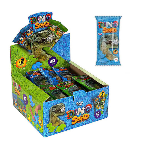 гр Кінетичний пісок "Dino Sand" 150 г DS-01-01,02 (40) "Danko Toys"