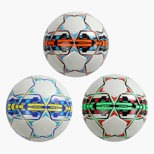 М'яч футбольний C 44621 (30) 3 види, вага 420 грамів, матеріал PU, балон гумовий, клеєний, (поставляється накачаним на 80%), ВИДАЄТЬСЯ ТІЛЬКИ МІКС ВИДІВ