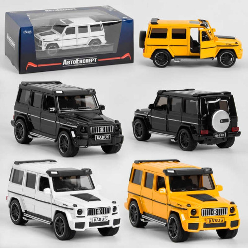 Джип EL 1208 (36) "Авто Expert" 3 кольори, металопластик, 1:24, інерція, світло, звук, відкриваються двері, в коробці, ВИДАЄТЬСЯ ТІЛЬКИ МІКС ВИДІВ