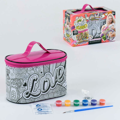 гр Косметичка-розмальовка "My Color Case" косметичка-розмальовка СОС-01-01,02,03,04,05,06 U (5) "Danko Toys"
