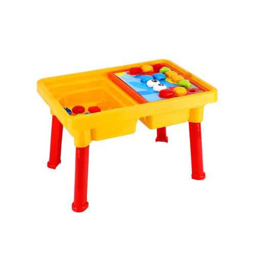 гр Столик із мозаїкою 8140 (4) "Technok Toys", контейнери для зберігання, мозаїка.