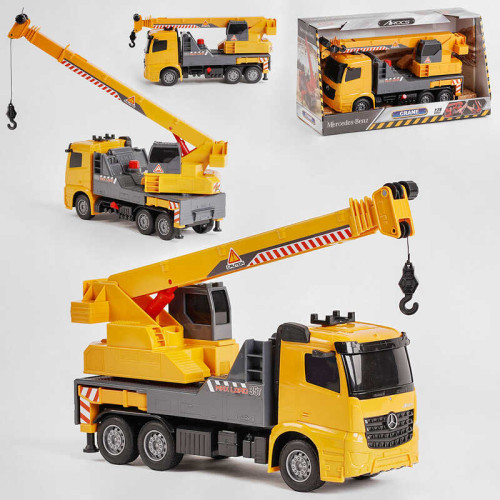 Спецтехніка 9718 A (8) "Play Smart", "Автокран", рухома стріла, в коробці