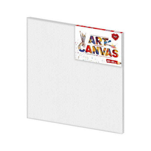 гр Полотно для малювання "Art Canvas" AC-40×40 (10) "Danko Toys", у плівці