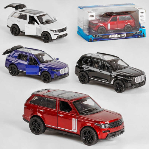 Машинка MG - 60712 (120/2) "Авто Експерт", 4 види, 1:36, світло, звук, інерція, в коробці ВИДАЄТЬСЯ МІКС ВИДІВ
