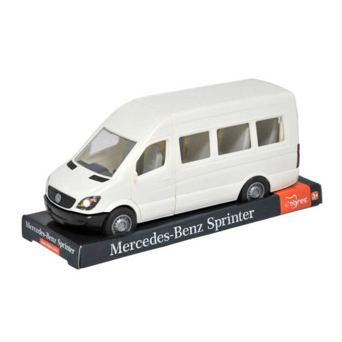 гр Автомобіль "Mercedes-Benz Sprinter" пасажирський (білий) на планшетці 39704 (6) "Tigres"
