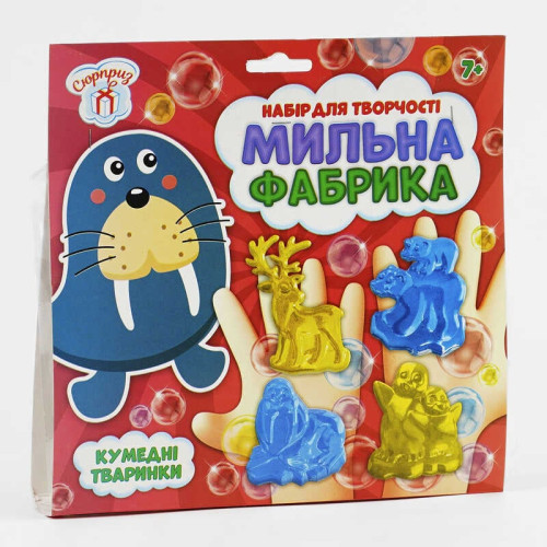 гр Мильна фабрика "Кумедні тваринки" СЮРПРИЗ 10100580У (УКР) (50) "Ранок"
