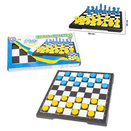 гр Набір настільних ігор Технок 9055 (5) "Technok Toys", шахмати, шахи, в коробці