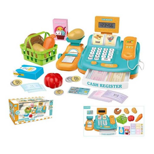 Касовий апарат 8353 А (16/2) 11 елементів, купюри, продукти, звук, в коробці