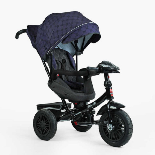 Велосипед 3-х кол. 8066 / 511-36 BestTrike "Perfetto" (1) поворотне сидіння, колеса гумові надувні, кошик, фара музична, USB, Bluetooth, в коробці