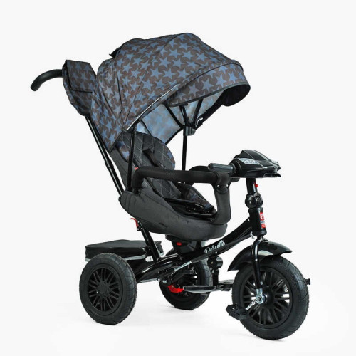 Велосипед 3-х кол. 8066 / 107-10 BestTrike "Perfetto" (1) поворотне сидіння, колеса гумові надувні, кошик, фара музична, USB, Bluetooth, в коробці