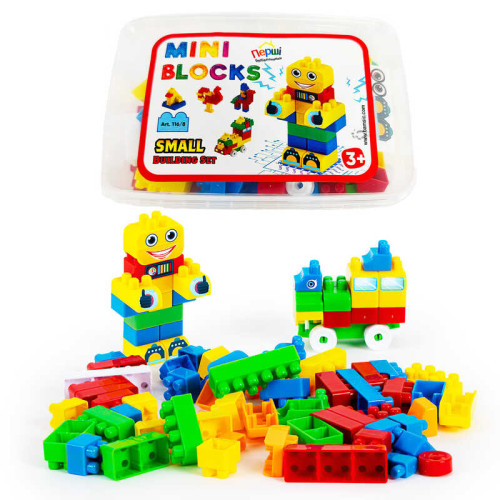 гр Конструктор "Mini Blocks №8" 85 деталей в коробочці 116/8 (15) "Bamsic"