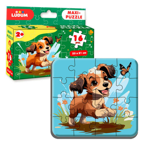 гр Максі-пазл "Песик 1" МЕ 5032-06 (12) "Ludum", 16 елементів, в коробці