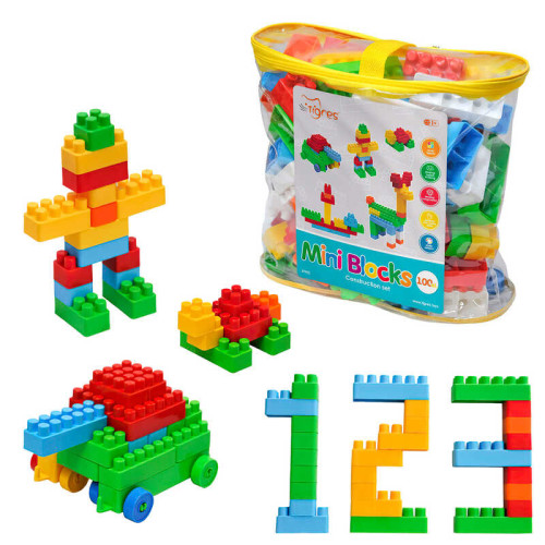 гр Конструктор "Mini Blocks" 100 ел. 39982 (9) "Tigres", в сумці
