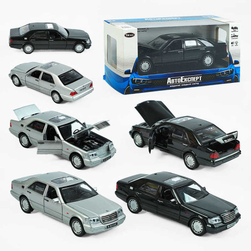 Машинка LF-43189 (48/2) "Авто Експерт", 2 кольори, металопластик, 1:32, світло, звук, інерція, відчиняються двері, багажник, капот, в коробці