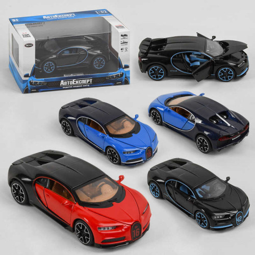 Машина LF-83880 (48) "Авто Експерт", 3 кольори, металопластик, 1:32, світло, звук, інерція, відчиняються двері, капот, в коробці, МІКС