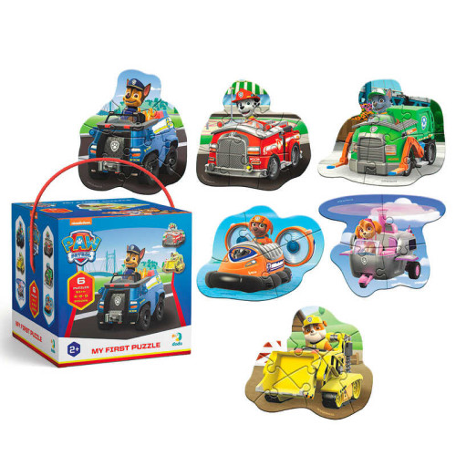 гр Пазл "Paw Patrol. Готові до дії" 200535 (18) "DoDo" 6 пазлів, в коробці