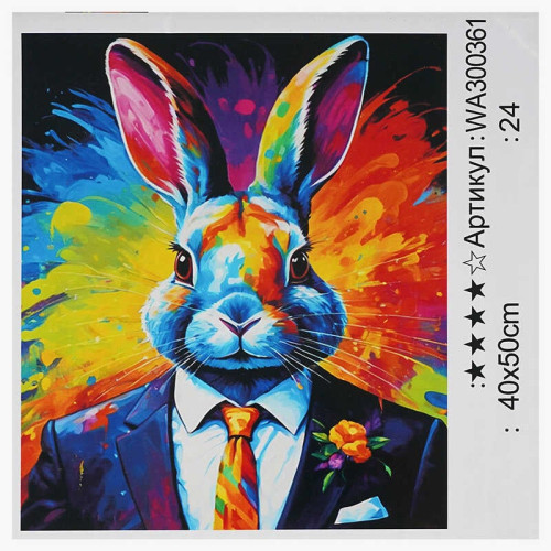 Картина за номерами WA 300361 (30) "WToys", 40х50 см, в коробці