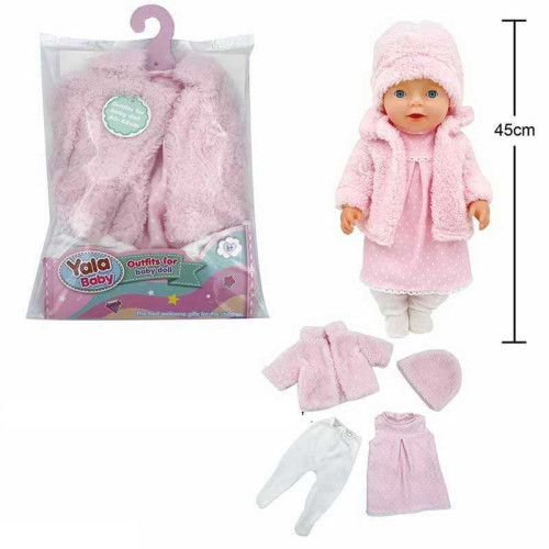 Одяг для пупса BLC 242 A (120) на пупса висотою 40-45 см, в пакеті