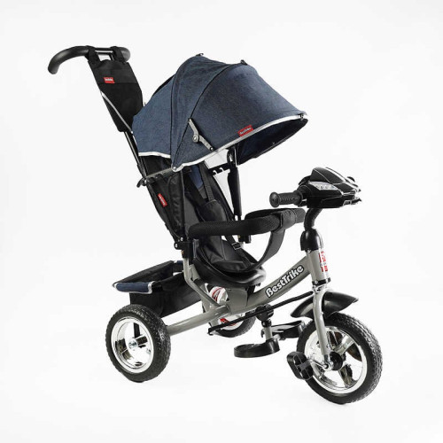 Велосипед 3-х колісний 6588 / 60-714 Best Trike (1) КОЛЕСО ПІНА, d=25см переднє, d=20см задні, фара музична, USB, Bluetooth, в коробці