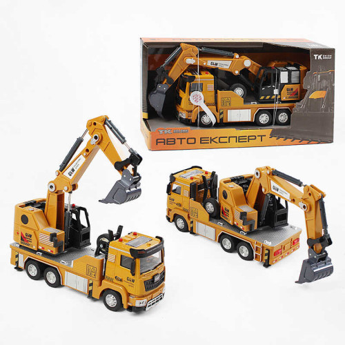 Спецтехніка TK-40071 (36) "Авто Експерт", металопластик, 1:40, звук, світло, інерція, рухомі елементи, в коробці