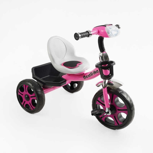 Велосипед 3-х колісний BS-22603 "Best Trike" (1) колеса EVA переднє 12’’, заднє 10’’, сталева рама, фара з музикою та світлом, кошик, в коробці