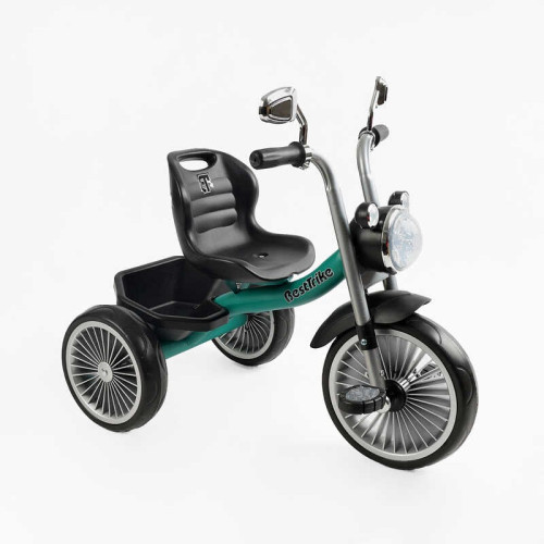 Велосипед 3-х колісний BS-65010 "Best Trike" (1) колеса EVA переднє 10’’, заднє 8’’, сталева рама, УКР. ОЗВУЧУВАННЯ, кошик, в коробці