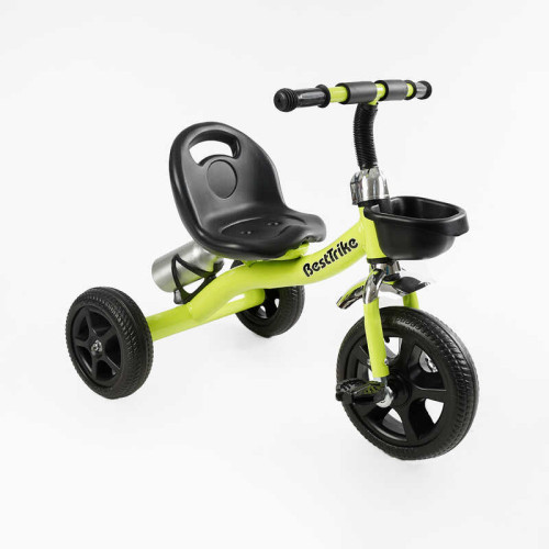 Велосипед 3-х колісний BS-11823 "Best Trike" (1) сталева рама, колеса EVA, переднє d=10’’, заднє d=8’’, кошик, бутилочка, в коробці