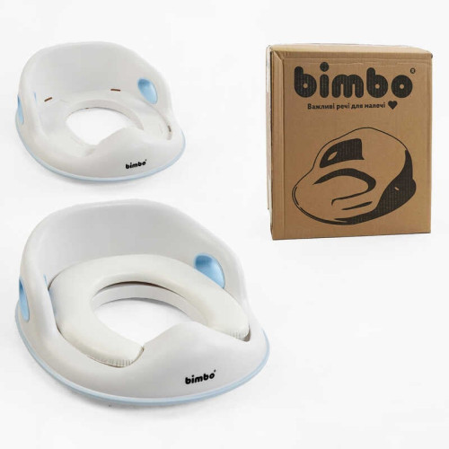 гр Накладка на унітаз BM-03560 (1) "Bimbo", 31х34х11 см, знімне м’яке сидіння, в коробці