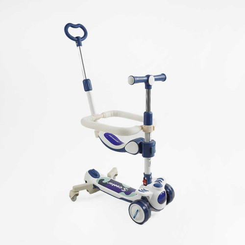 Самокат 5в1 "Skyper" RT-13409 (6) колеса PU125х40мм зі світлом, укр озвучування та підсвічування платформи, з ДОП. КОЛЕСАМИ, захисний бампер, в коробці