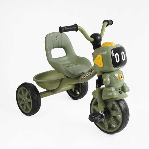 Велосипед 3-х колісний BS-50570 "Best Trike" (1) колеса EVA переднє 10’’, заднє 8’’, сталева рама, УКР. ОЗВУЧУВАННЯ, кошик, в коробці