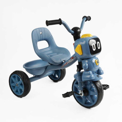 Велосипед 3-х колісний BS-40506 "Best Trike" (1) колеса EVA переднє 10’’, заднє 8’’, сталева рама, УКР. ОЗВУЧУВАННЯ, кошик, в коробці