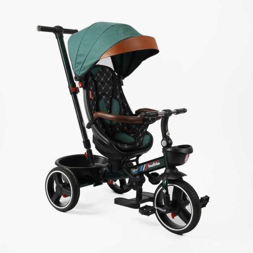 Велосипед 6390 – 14-154 BestTrike "Oscar" (1) ПОВОРОТНЕ СИДІННЯ, КЕРМО СКЛАДАЄТЬСЯ, КОЛЕСА З ПРОГУМОВАНИМ PU, КОШИК, ТЕЛЕСКОПІЧНА РУЧКА