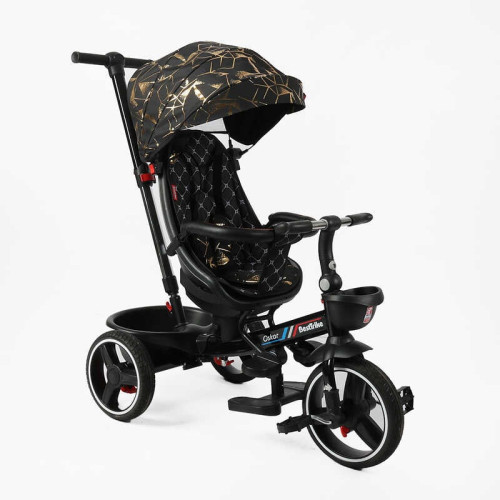 Велосипед 6390 – 16-098 BestTrike "Oscar" (1) ПОВОРОТНЕ СИДІННЯ, КЕРМО СКЛАДАЄТЬСЯ, КОЛЕСА З ПРОГУМОВАНИМ PU, КОШИК, ТЕЛЕСКОПІЧНА РУЧКА