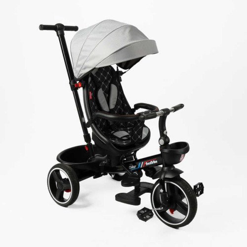 Велосипед 6390 – 19-306 BestTrike "Oscar" (1) ПОВОРОТНЕ СИДІННЯ, КЕРМО СКЛАДАЄТЬСЯ, КОЛЕСА З ПРОГУМОВАНИМ PU, КОШИК, ТЕЛЕСКОПІЧНА РУЧКА