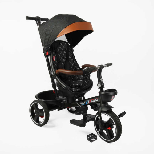 Велосипед 6390 – 24-115 BestTrike "Oscar" (1) ПОВОРОТНЕ СИДІННЯ, КЕРМО СКЛАДАЄТЬСЯ, КОЛЕСА З ПРОГУМОВАНИМ PU, КОШИК, ТЕЛЕСКОПІЧНА РУЧКА