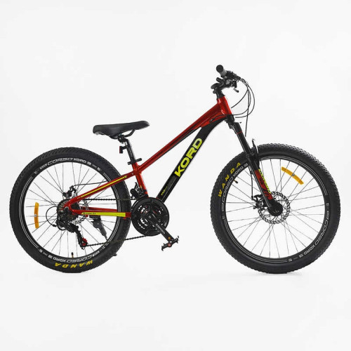 Велоcипед Спортивний Corso «Kord» 24" дюймів KD-74012