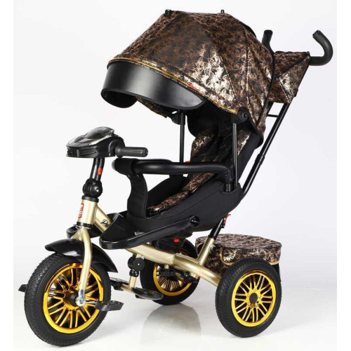 Велосипед 3-х кол. 8066 / 819-40 BestTrike "Perfetto" (1) поворотне сидіння, колеса гумові безкамерні, кошик, фара музична, USB, Bluetooth, в коробці