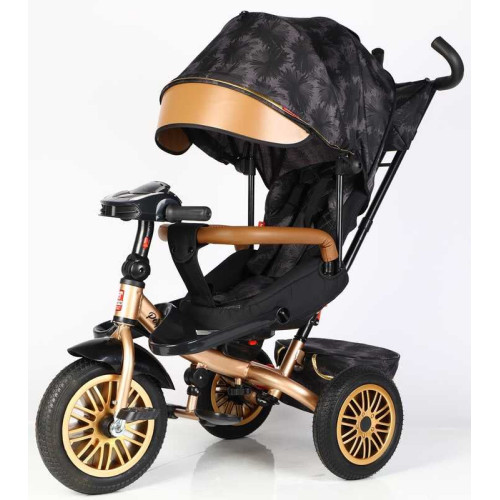 Велосипед 3-х кол. 8066 / 380-29 BestTrike "Perfetto" (1) поворотне сидіння, колеса гумові безкамерні, кошик, фара музична, USB, Bluetooth, в коробці